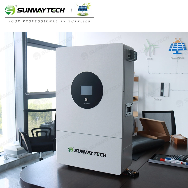 Sunway 5kw 10kw 18650 OEM Good Price Solar Lithium-Ion Battery Pack All in One Ess for Solar System with BMS