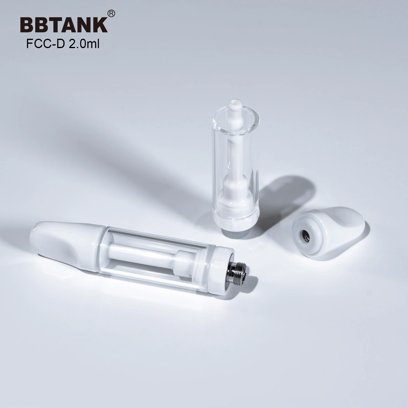 Full Ceramic Cartridge Bbtank FCC 2ml 510 Thread Atomizer