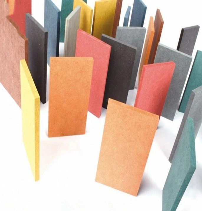 Multiple Color Plain MDF Board Can Be Film Faced by Melamine or HPL