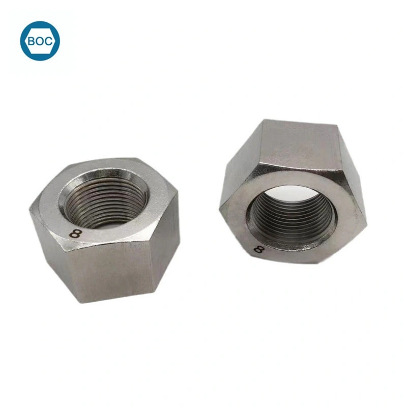 ASME/ANSI B18.2.2 Heavy Hex Nuts ASTM A194 8 8M Nuts 1/4"-4"