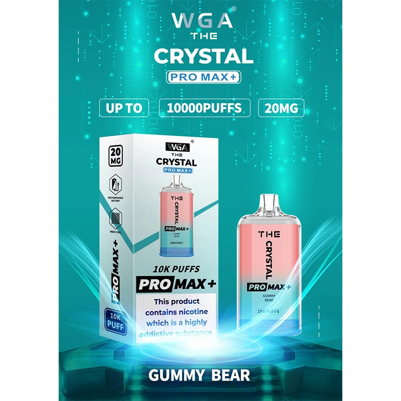 Wholesale/Supplier I Vape Crystal Hot Selling in UK The Crystal PRO Max Disposable/Chargeable Vape Bar Crystal PRO Max Plus by Wga 1000