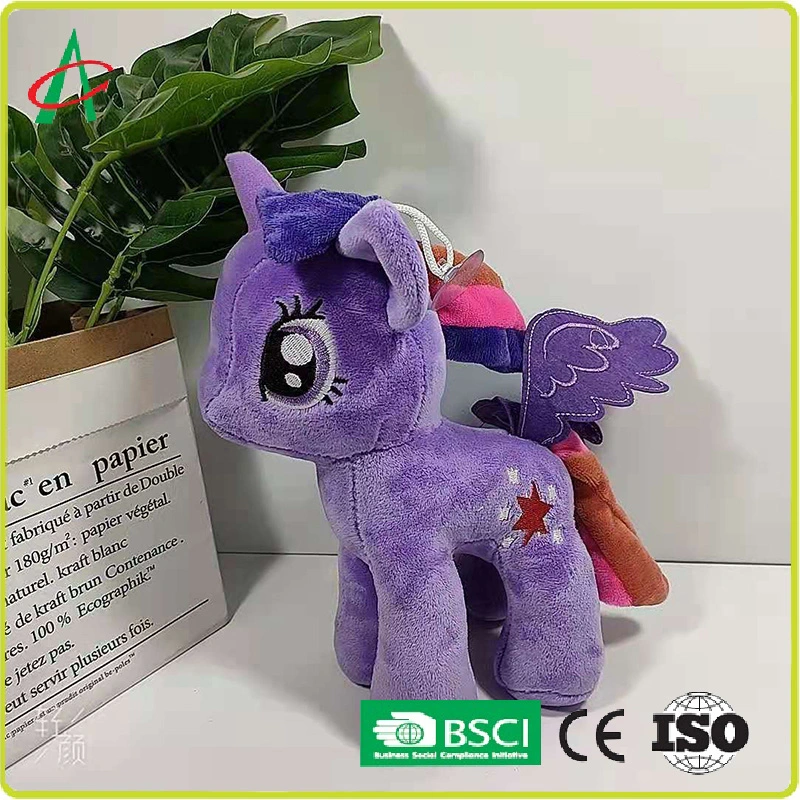 New Pony Cute Plush Toy Poly Pony Doll Unicorn Doll Girl and Children&prime; S Birthday Gift