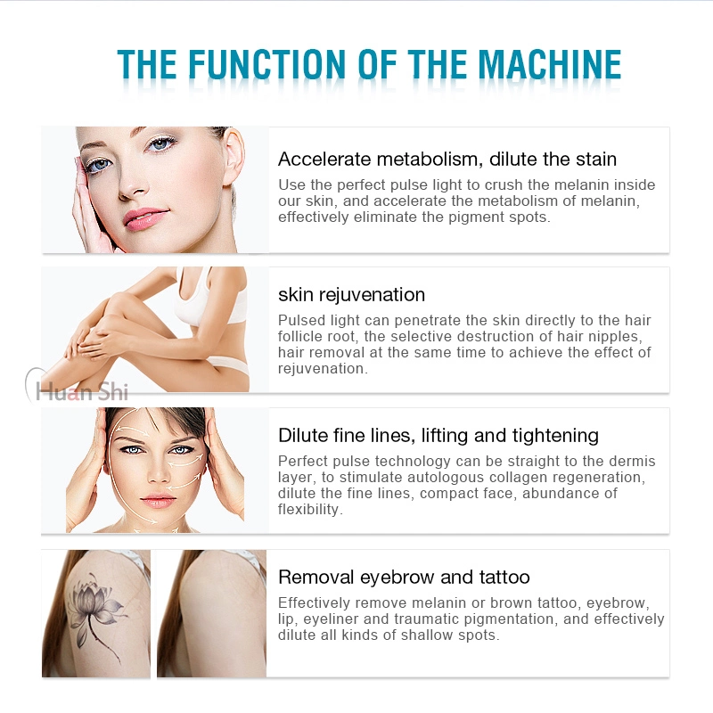 Multifonction Laser IPL Opt l'Epilation Permanente de l'équipement de beauté SPA médical clinique de la beauté de la machine de l'Hôpital d'accueil