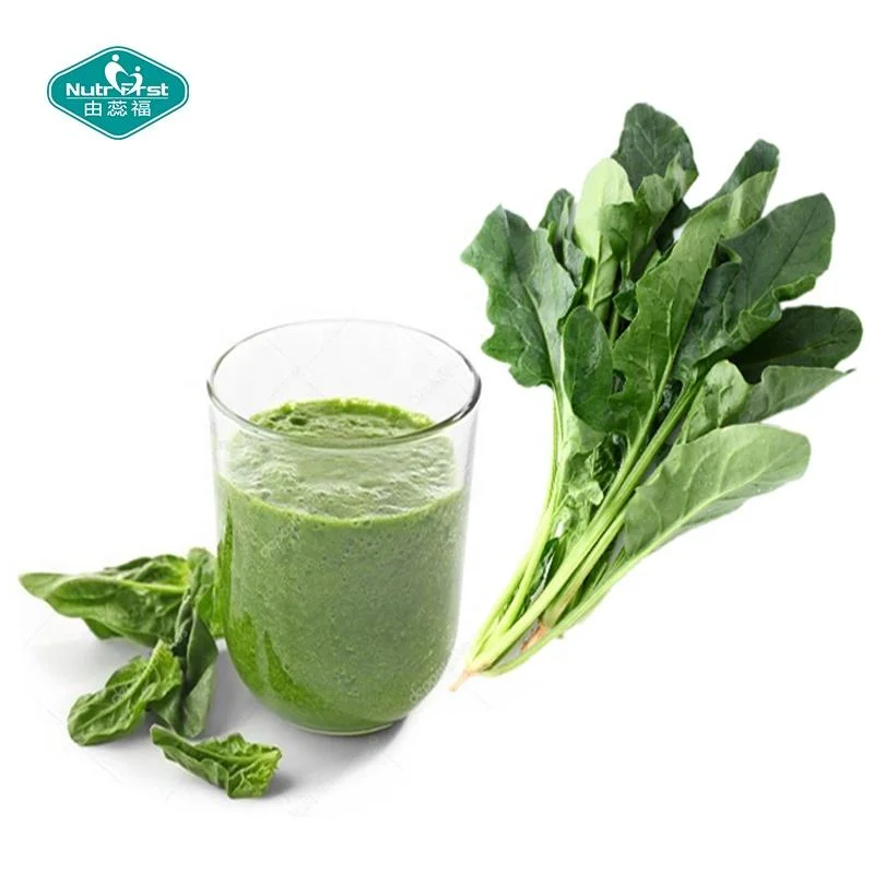 Chinese Wholesale/Supplier Freeze Dried Vegetable Powder Hot Air Dried Green Spinach Powder