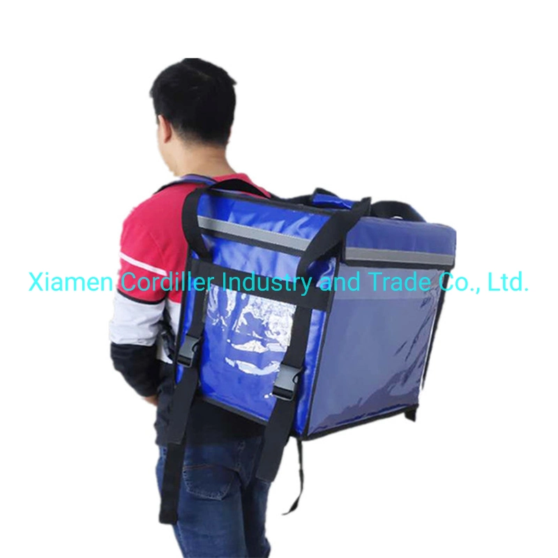 Bike Carrier Food Delivery Bag Aluminium Heated Pizza Coffee Thermal in Cooler Bags Leak Proof Insulated Food Delivery Bag