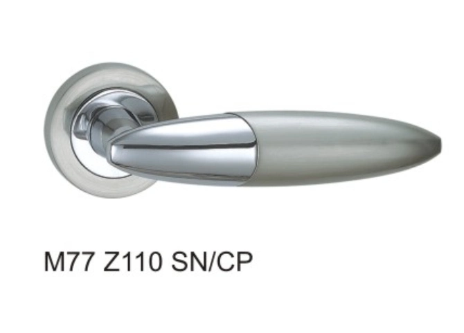 Alliage de zinc Rosstte verrouillage de poignée de porte (M77-Z93 SN/PC)