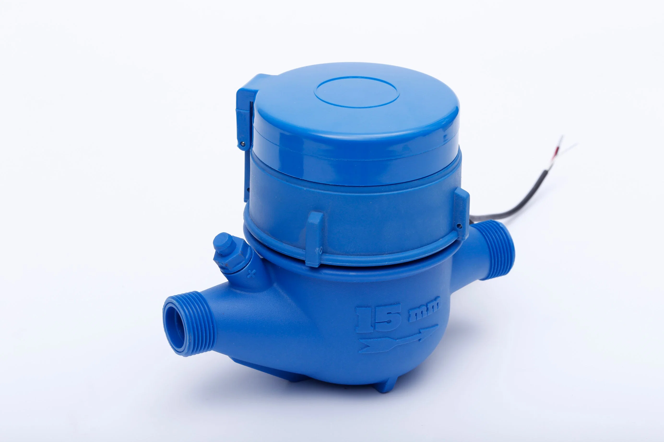 Medidor de agua fría de tipo seco Multi Jet de plástico con pulso Producto DN15