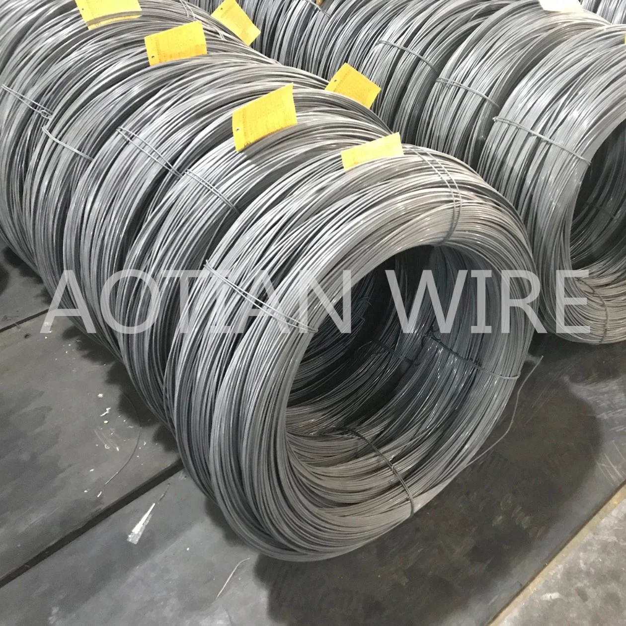 Disque appelée C1008 Phosphate noir froid la position de la qualité du fil en acier à faible carbone pour la fabrication de clous