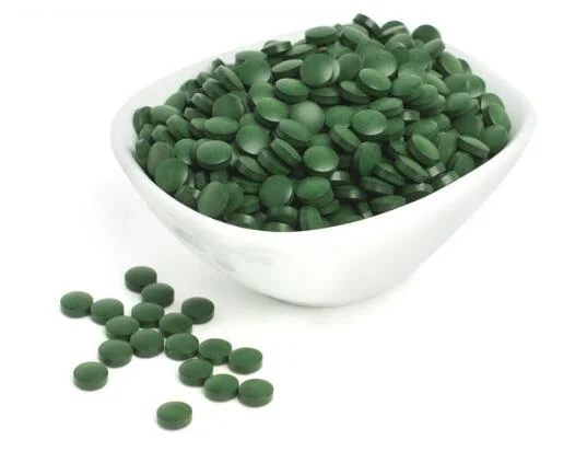 Aditivo alimentar Spirulina e Chlorella Extraia em pó