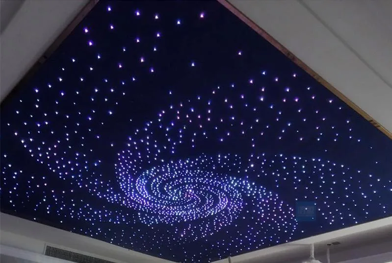 Star Ceiling Panels Fiber Optic Star Ceiling RGB Light with 7 Colors