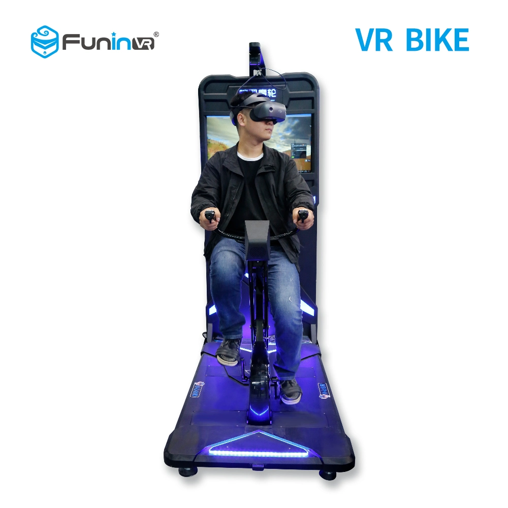 Funinvr Vr Racing Bicycle Exercise 9d Virtual Reality Bike with Screen for Advertising