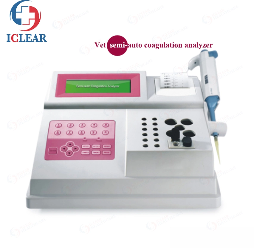 CE Approved 2 Channels Medical Vet Coagulation Analyzer