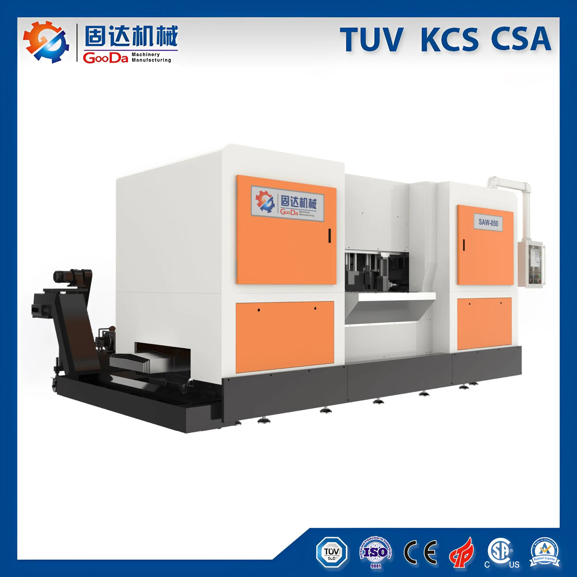 CNC Sawing Machine with Fast Cutting Speed and High Precision