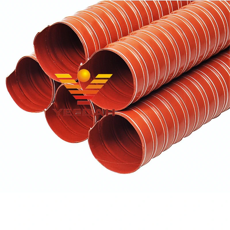 Conducto flexible de silicona para ventilación de aire caliente
