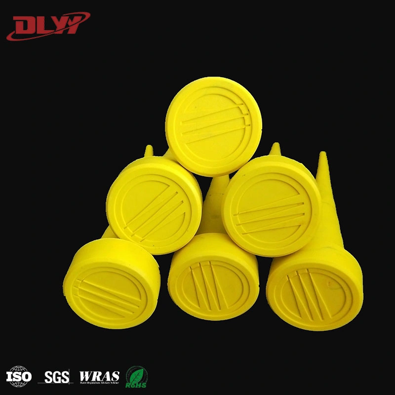 Yellow Large Size Rubber Service Plug to Rigid Pipes