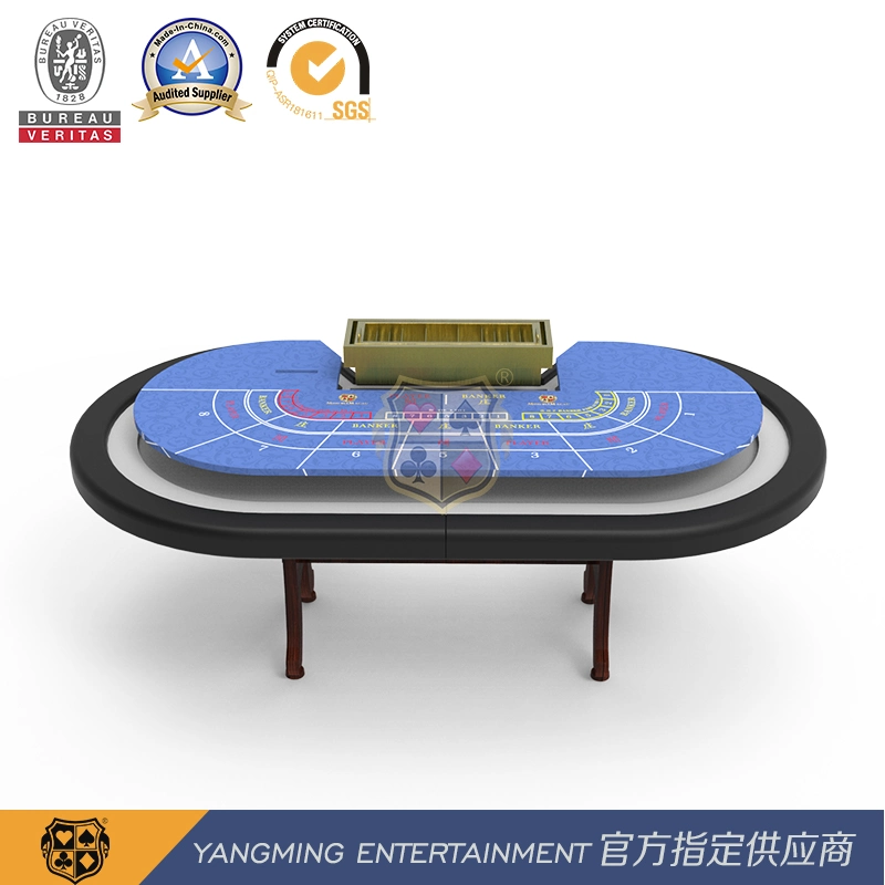 8-Player Baccarat Folding Casino Table Cloth Poker Game Colors Can Be Customized