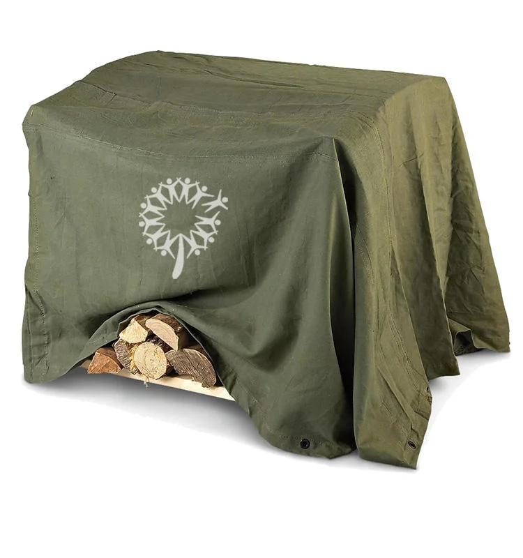 Heavy Duty Tarpaulin 8' X 10' Canvas Tarp Canopy Tent Roof Cover