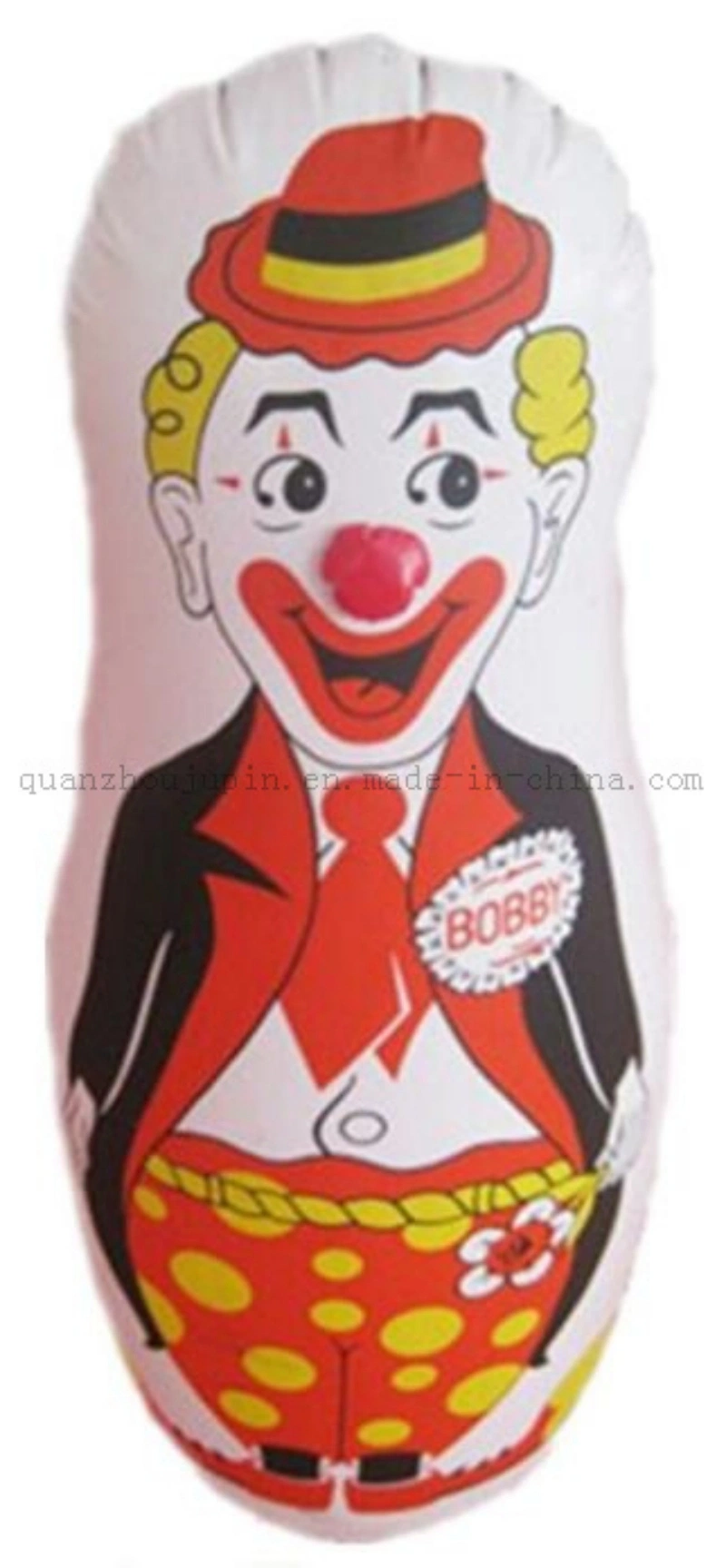 Hot Sale OEM Print PVC Promotional Inflatable Clown Tumbler Toy
