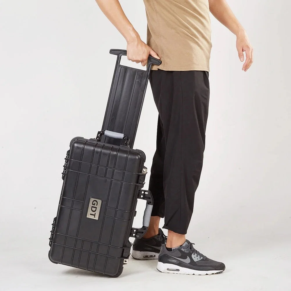 Hard IP67 Plastic Waterproof Travel Suitcase Trolley Tool Case