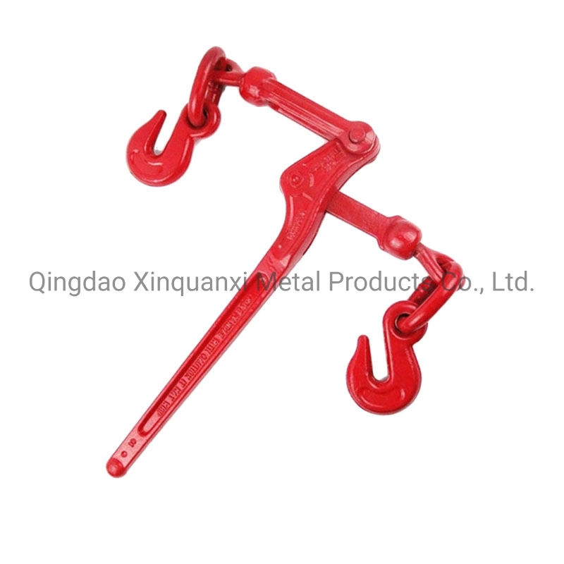 Drop Forged Rigging Hardware Lifting Tool Lever Type Load Binder with Safety Hooks