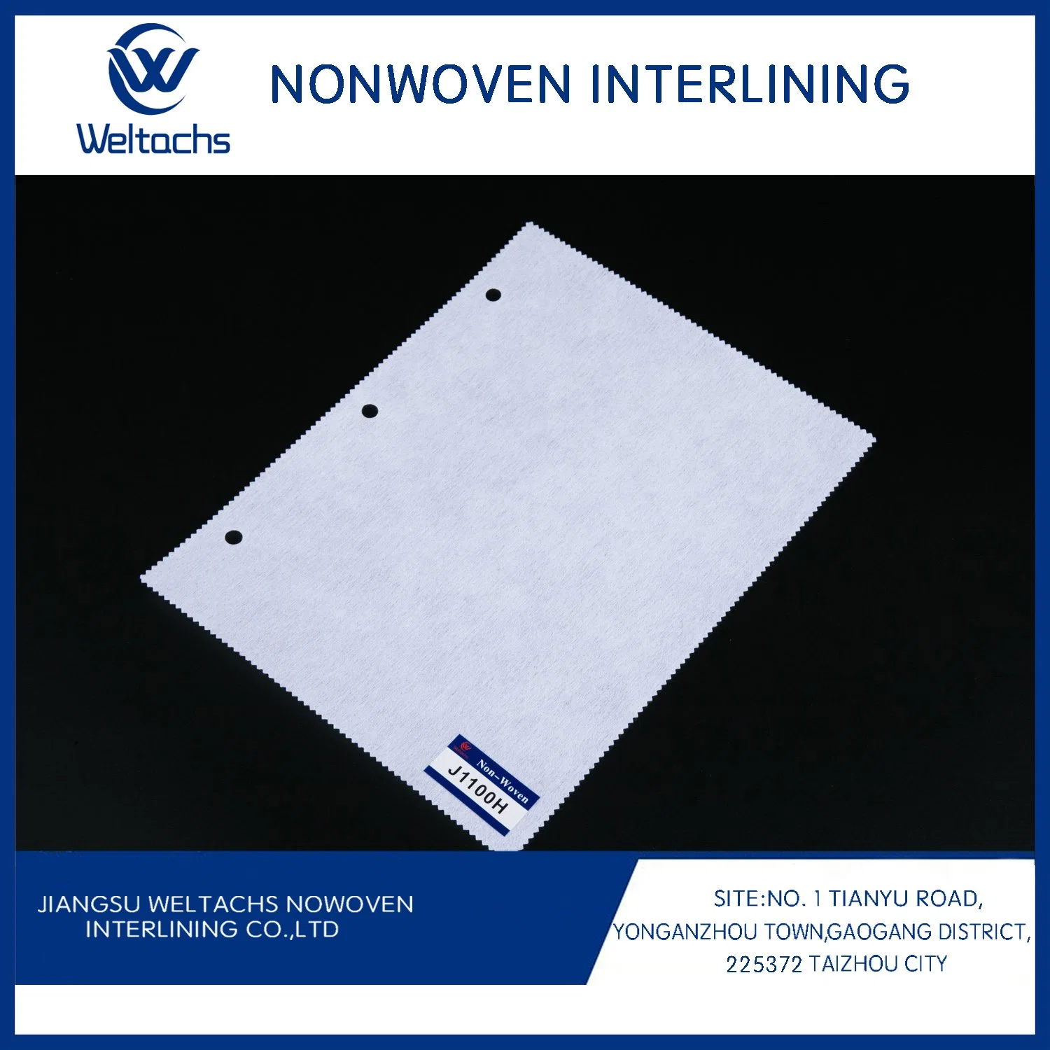 A interlinha Nonwoven Fabric cubra a interlinha elos fusíveis 100% de poliéster