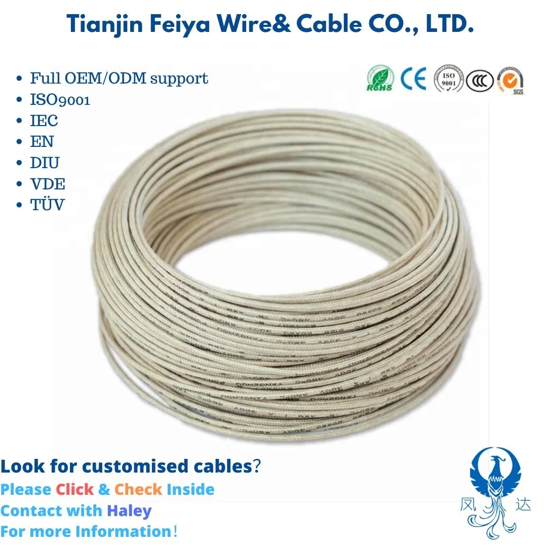 Nyy 250deg. C Nickel Copper Conductor High Temperature PFA (Perfluoroalkoxy) Insulated Aluminium Control Lectric Coaxial Cable