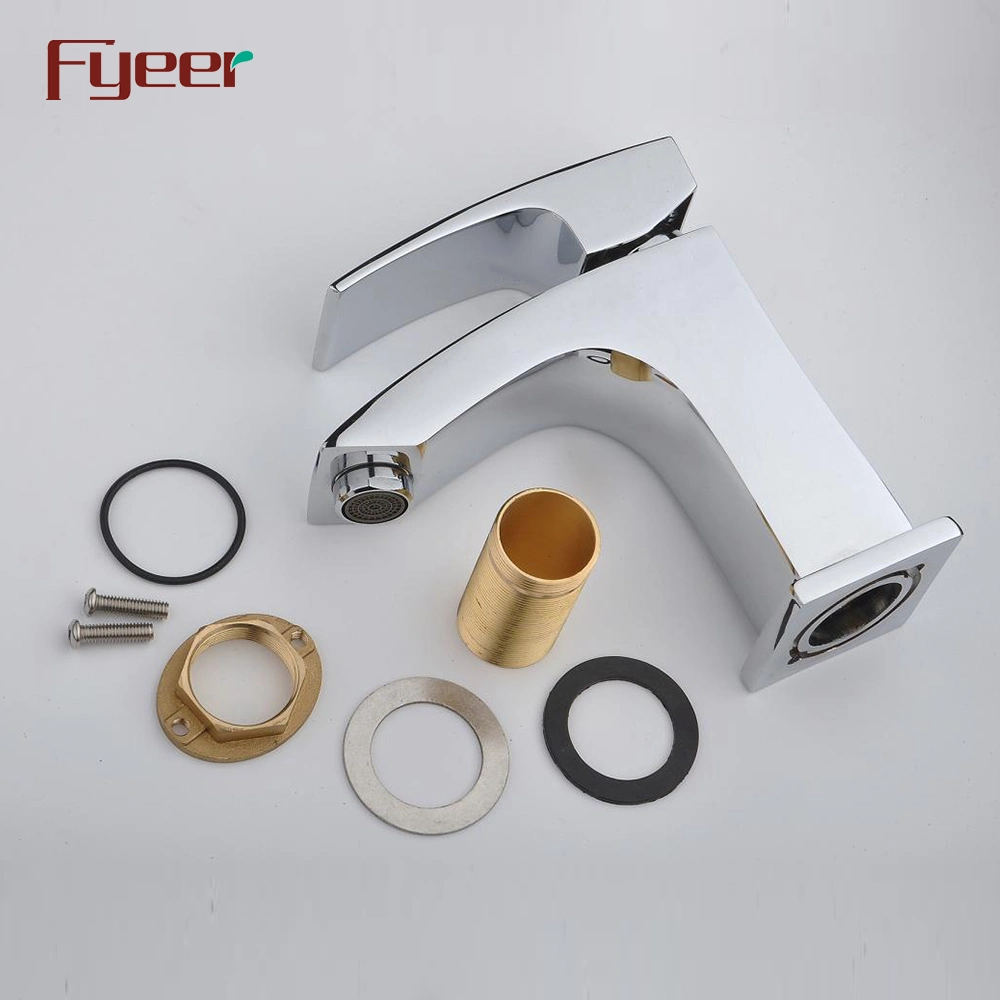 Fyeer Gravity Casting Solid Brass Bathroom Sink Faucet