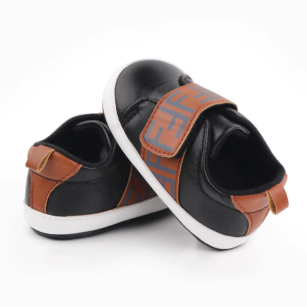 Baby Shoes Spring Autumn New Casual Letter Toddler Soft PU Leather Shoes