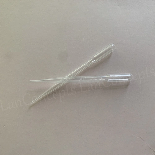 Laboratorio de PE pipeta de plástico de 3ml pipetas pipetas Pasteur desechables transferencia