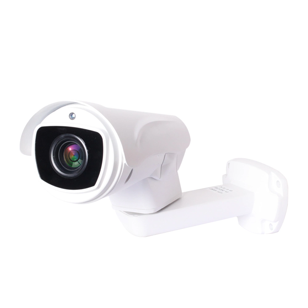 H. 265 4x de 2MP Cámara Bullet PTZ IP con 80m de distancia de infrarrojos Cámara IP resistente al agua para uso exterior Lente varifocal