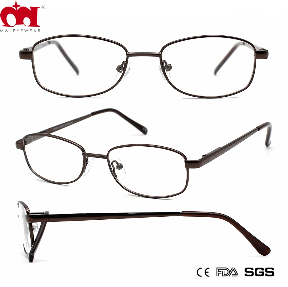 Classic Rectangle Smooth Light Weight Metal Reading Glasses Promotion (WRM21028)