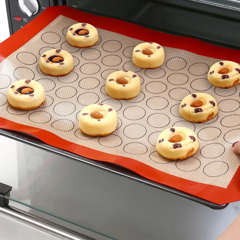 BPA Free Silicone Baking Mat Heat Resistant Cookie Mats Non-Stick Macaron Liner Sheets Food Grade Silicone Mat