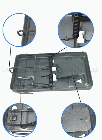 La trampa de memorandos de entendimiento y la rata del pedal metal reutilizables ratón rápido Catcher Killer Snap trampa para ratas roedores