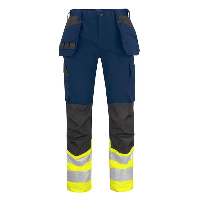 Men Multi Pockets Cargo Workwear Pants Knee Pads Working Pants Overalls Safety Trousers