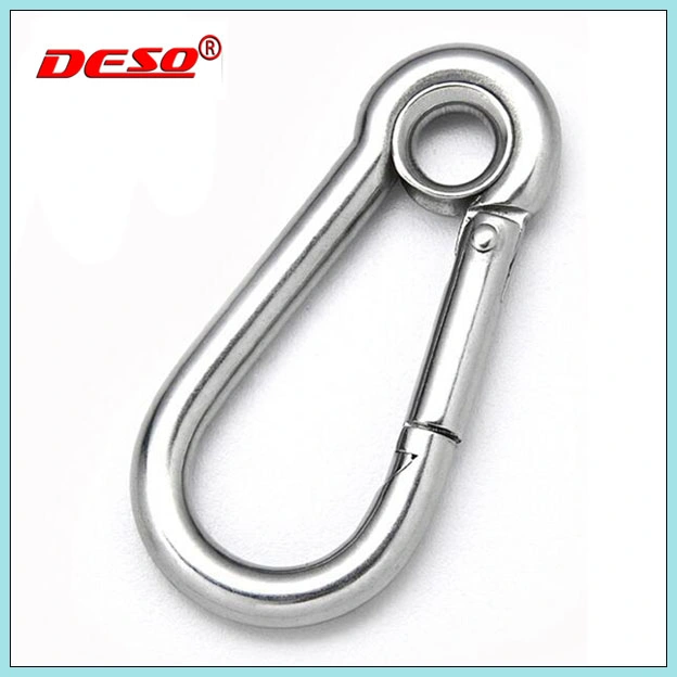 Rigging Hardware Carabiner Steel Snap Hook with Eyelet DIN5299 a