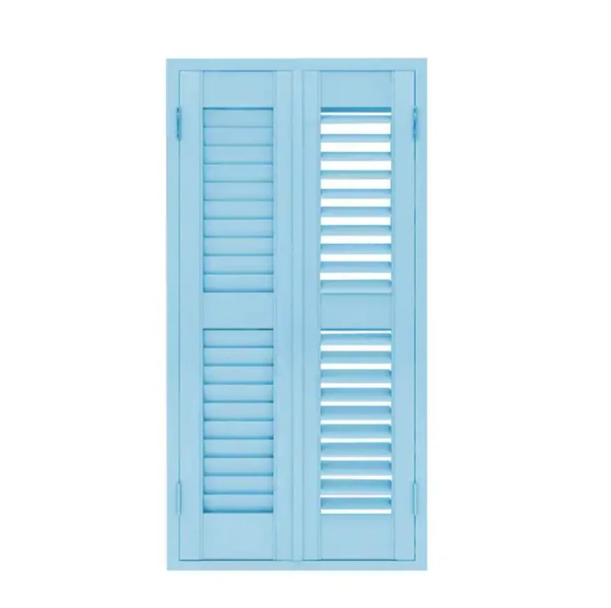 إغلاق نافذة Plantation Metal Shuttters Security Window