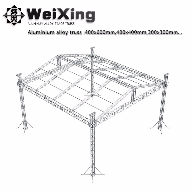 Custom Aluminum Concert Events Roof Stage Truss for Stage Equipment of Indoor Outdoor Portable Stage Truss