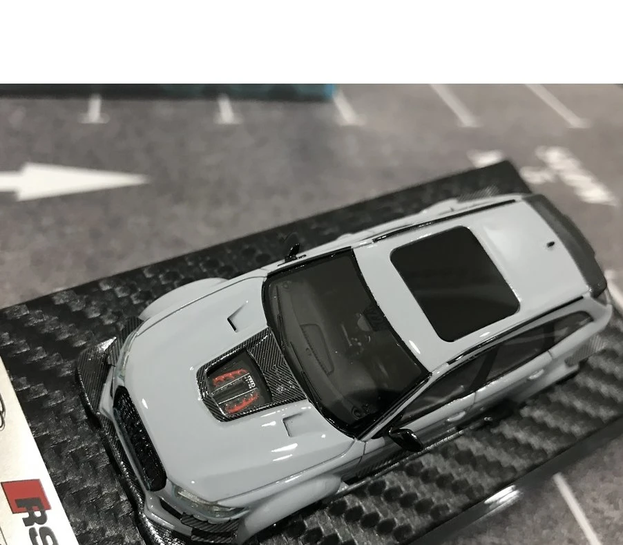 1/64 Audi RS6 Avant Darwinpro Dtm Black/Grey Resin Model Car