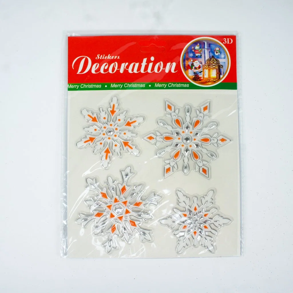 Creative Window Clings Snowflake Wall Decals Christmas Stickers Ornament