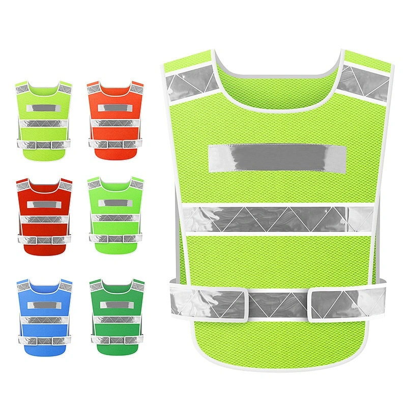 Reflective Clothing Multi-Pocket Reflective Vest Warning Reflective Vest Construction Site Traffic Building Sanitation Safety Clothing Can Be Printed