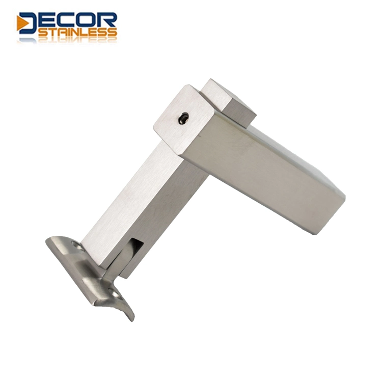 Stainless Steel Square Post Toprail Support 90 Degree Round Railing Bracket