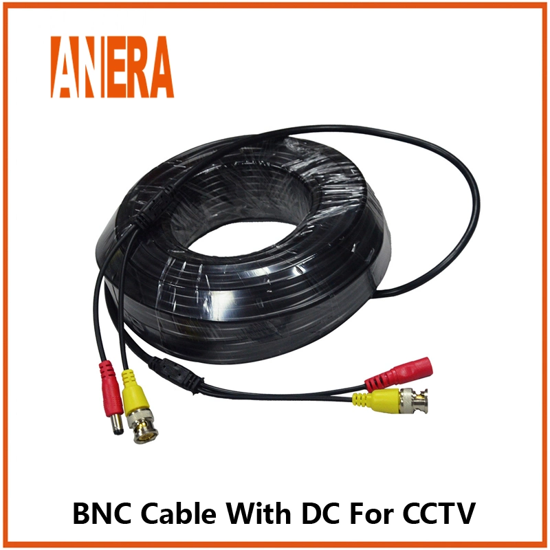 Cabo de extensão de câmara BNC coaxial CC RG58 RG59 Para câmara CCTV 10 m.