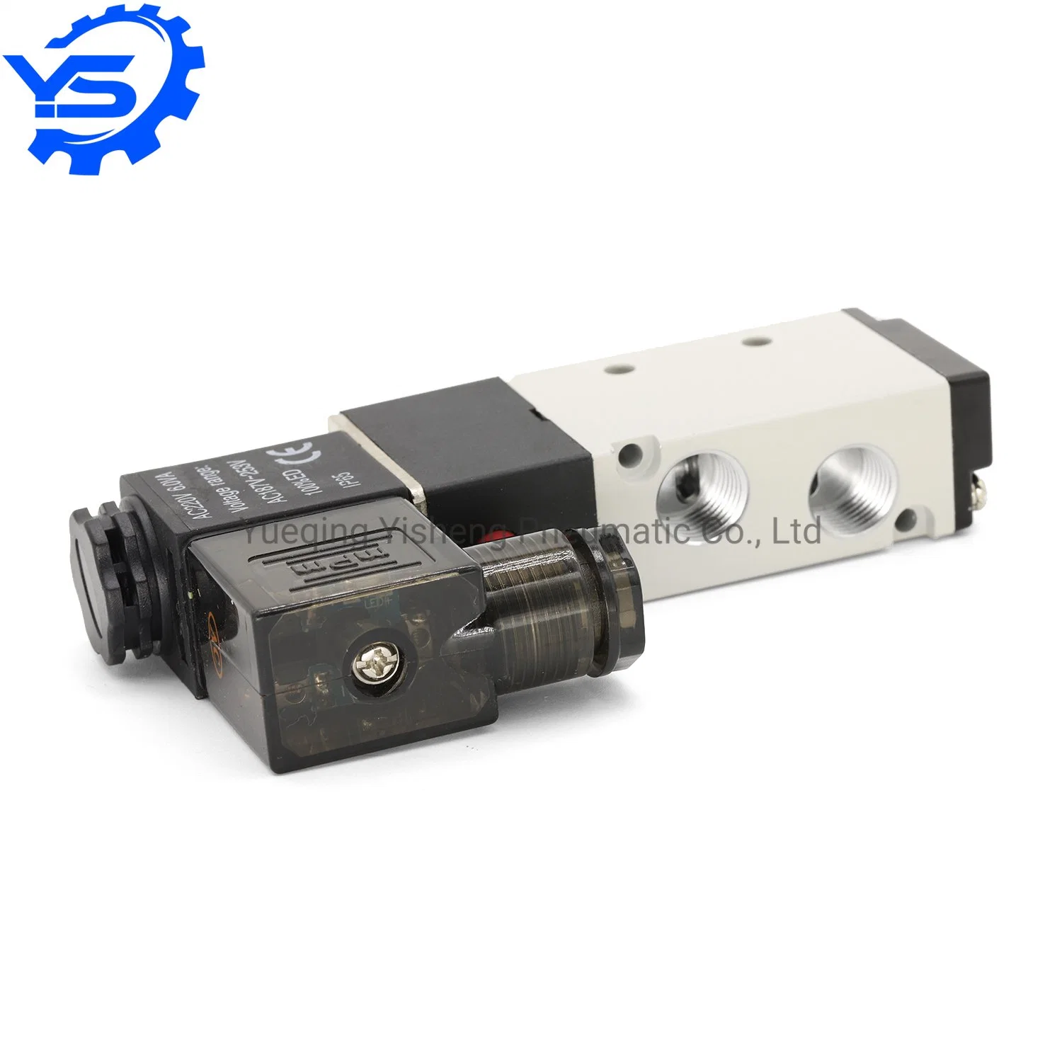 Pneumatic Control Element 4V210-08 Two-Position Five-Way Valve 5/2 Port Internal Polit Type Pneumatic Solenoid Valve with Single Coil