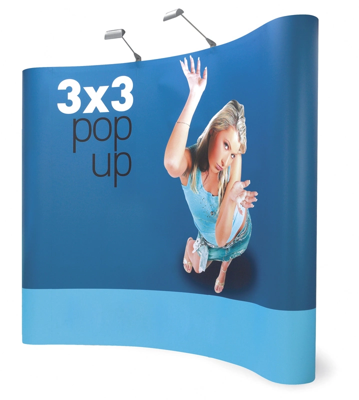 Mola de luxo Suporte Banner pop up portátil para casamento/Publicidade