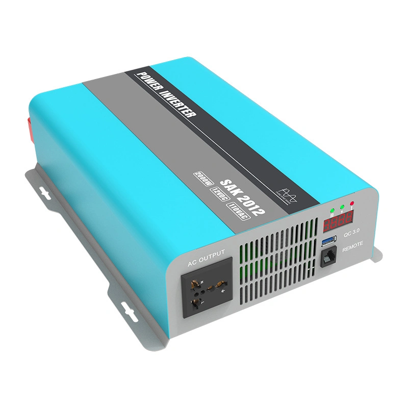 12VDC to 110V AC 2000W Car Pure Sine Wave Power Inverter