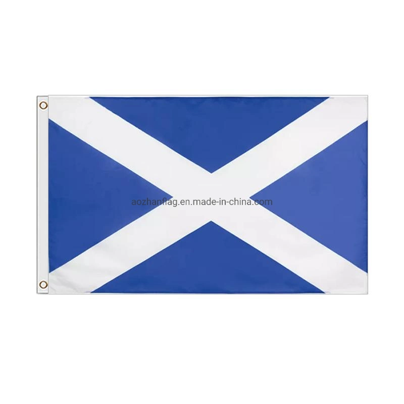 High quality/High cost performance  Printed Hanging Polyester Fabric Custom 3X5FT National Scotland Flag