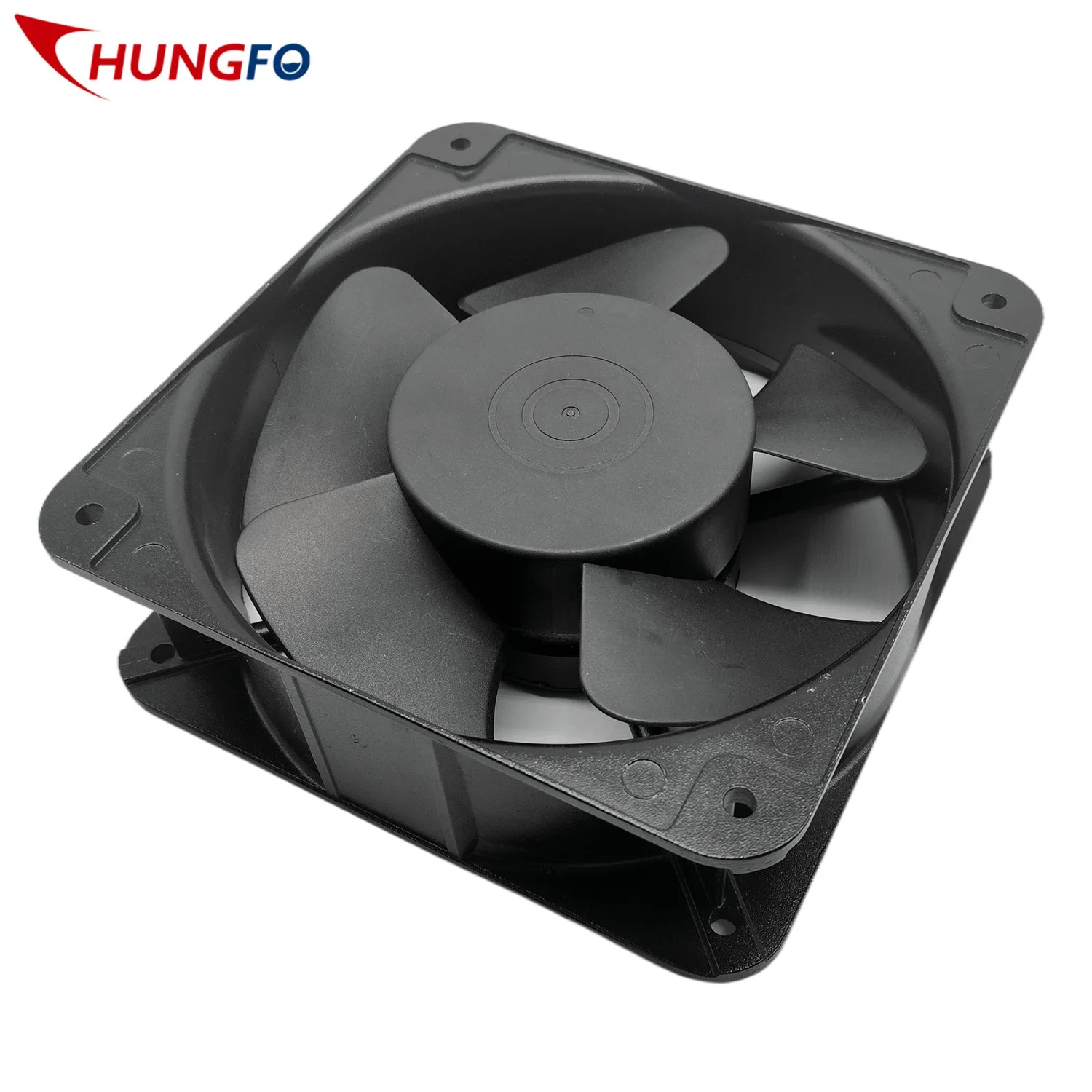 Ventilador de CA de enfriamiento de metal axial de escape de flujo de aire de alto rendimiento de 180X180X60 mm