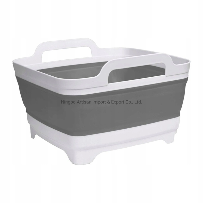 Quality Foldable Kitchen Plastic TPR Drain Basket