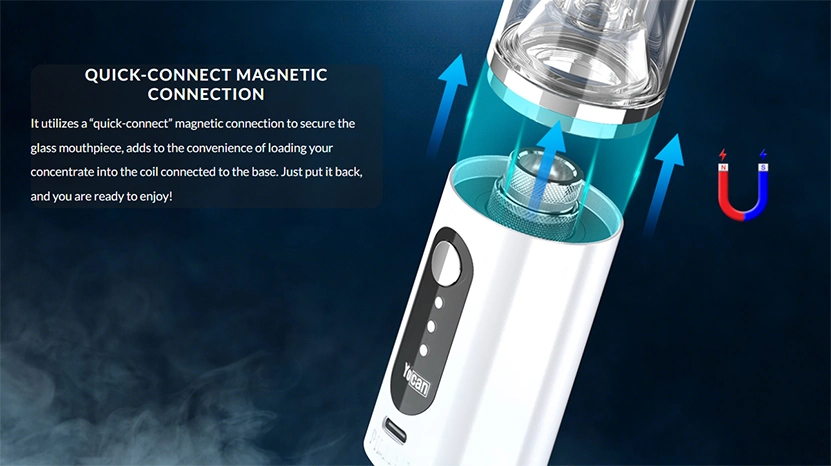 Yocan Säule Elektro DAB Rig World erste intelligente tragbare Wasser Gefilterter Verdampfer