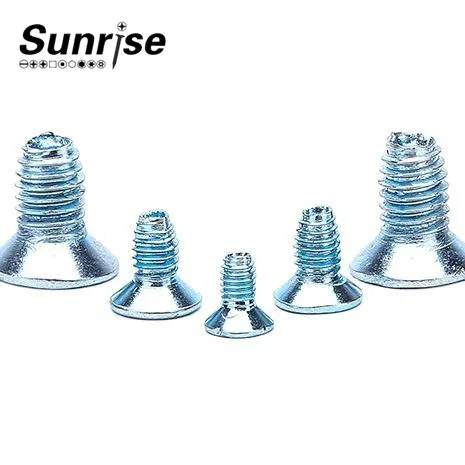 Blue-Zinc Plated Countersunk Triangular Flat Head Self-Tapping Screw Self-Tapping Locking Screw